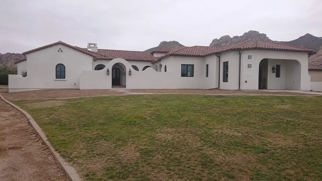 Arizona Spanish Colonial, palo verde — the original photo