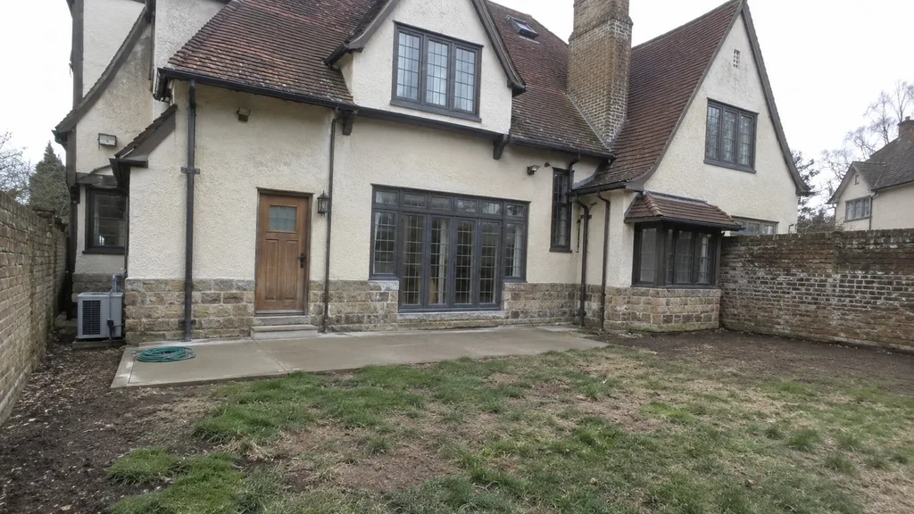 Arts and Crafts house, kitchen garden — the original photo
