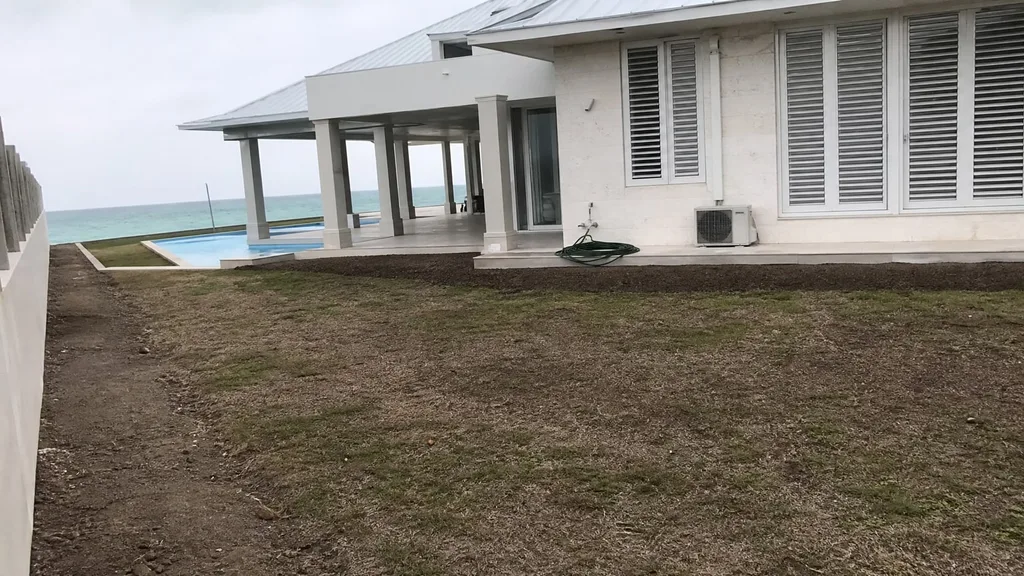 Caribbean villa, hammock terrace — the original photo
