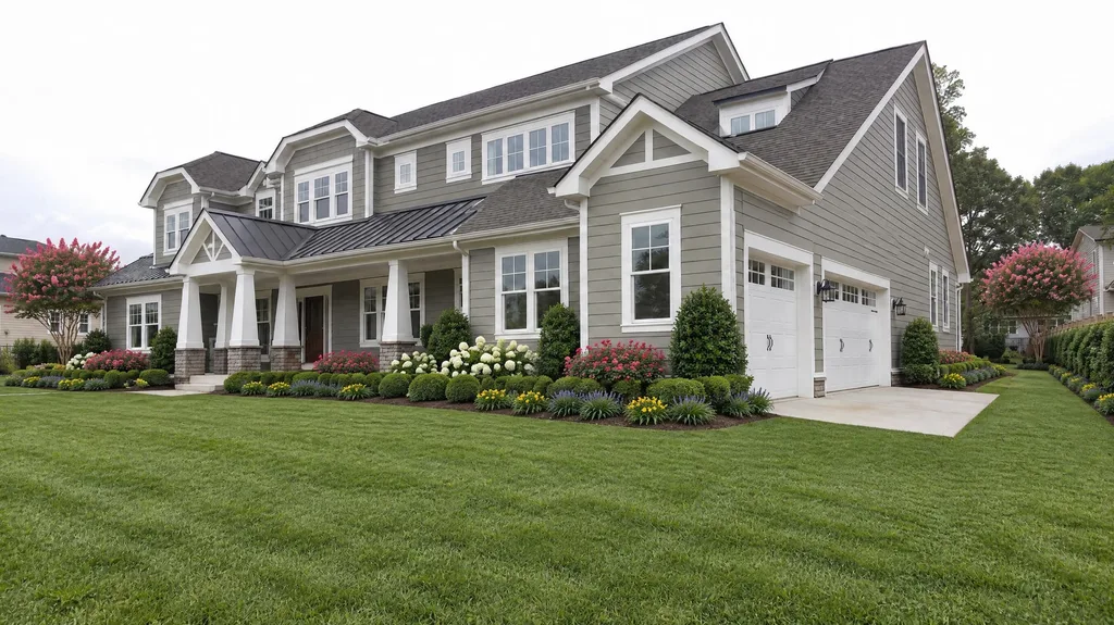 Maryland Craftsman colonial, curb appeal — the finished design