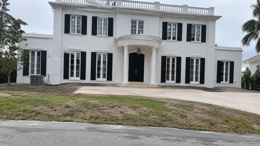 Palm Beach Regency, tropical entrance — the original photo