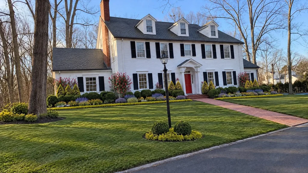 Shaker Heights Colonial, foundation beds — the finished design