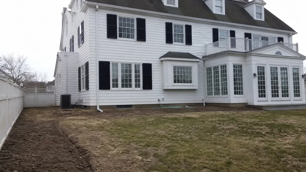 Colonial Revival, native shrub borders — the original photo