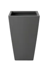 Modern Charcoal Tall Planter