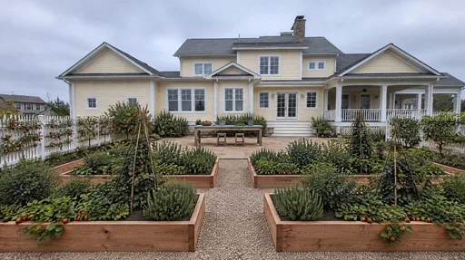 Carolina farmhouse, fruit garden
