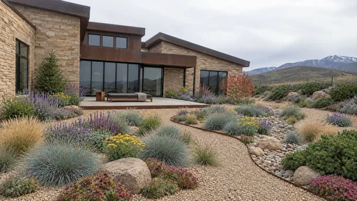 High-desert contemporary, xeriscape