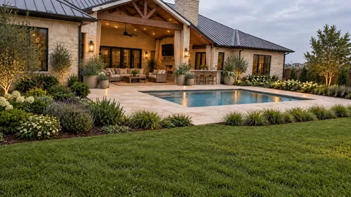 Hill Country pool, outdoor living