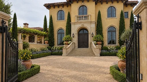 Italianate villa, cypress court