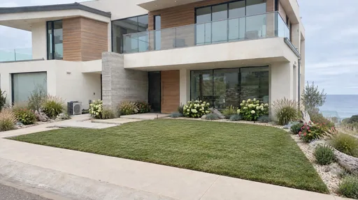 Coastal modern, bluff planting