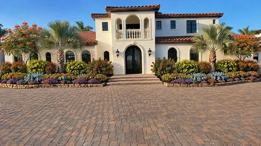 McAllen Spanish Colonial, entry court