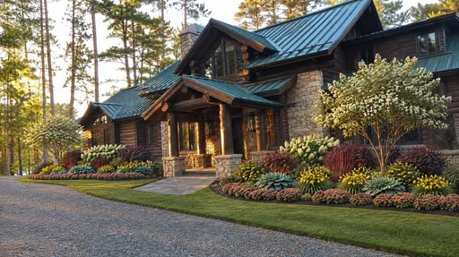 Minnesota lake house, entry borders