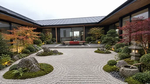 Modern courtyard, Zen garden