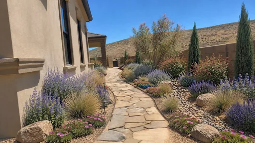 Reno desert ranch, side path