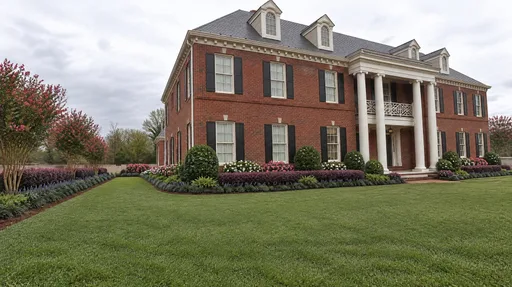 Southern Colonial, crape myrtles