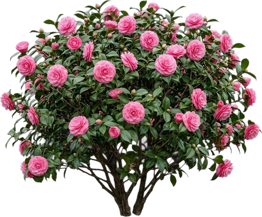 Pink Camellia japonica
