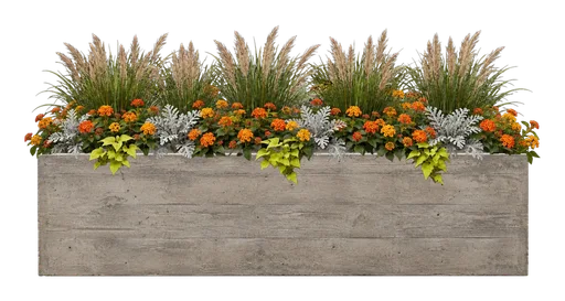 Board-Formed Concrete Trough