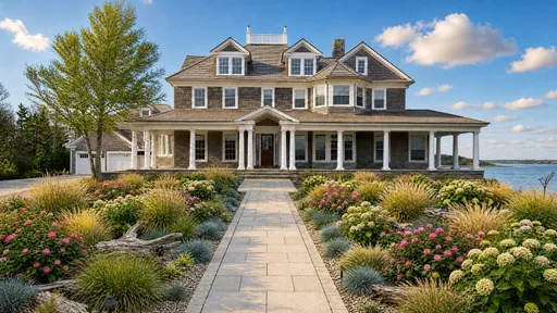 Coastal style, rendered on a sample home