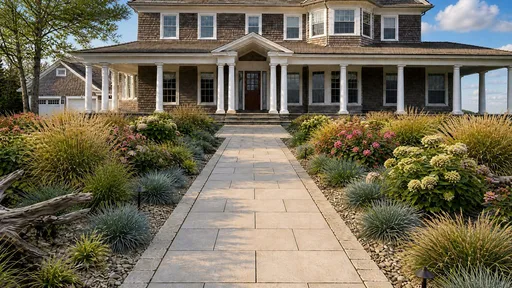 Coastal style, from the path