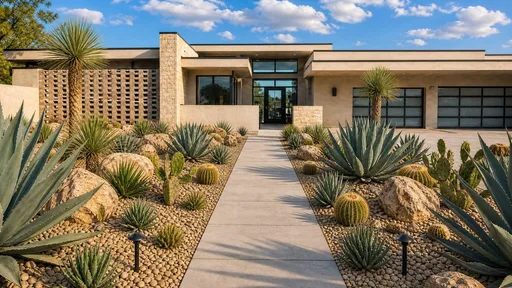 Desert style, from the path