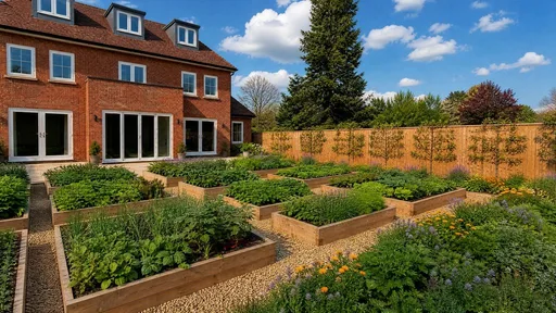 Kitchen Garden style, across the beds
