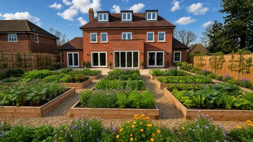 Kitchen Garden style, rendered on a sample home