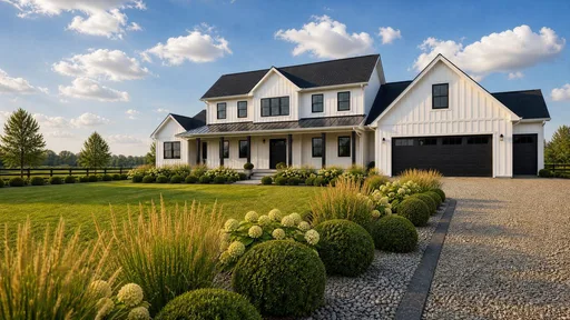 Modern Farmhouse style, across the beds