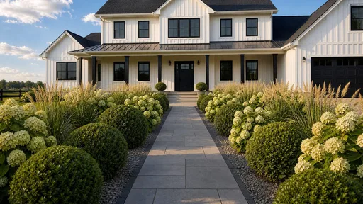 Modern Farmhouse style, from the path