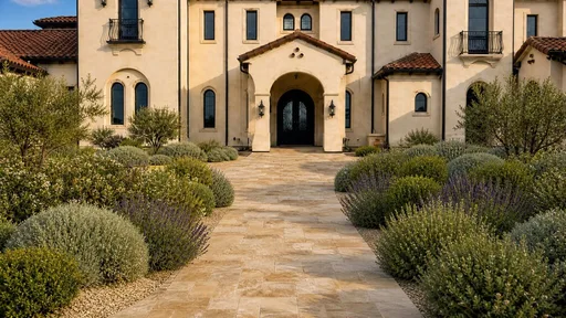 Mediterranean style, from the path