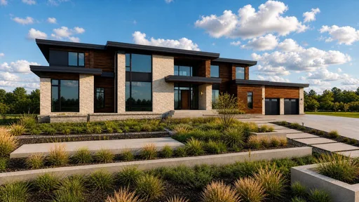 Modern style, across the beds