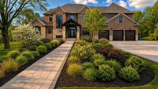Native style, rendered on a sample home