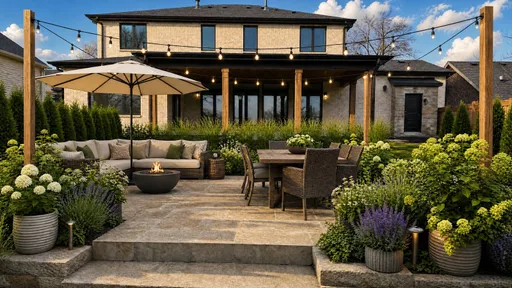 Outdoor Living style, rendered on a sample home