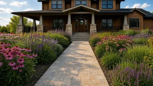 Pollinator style, from the path