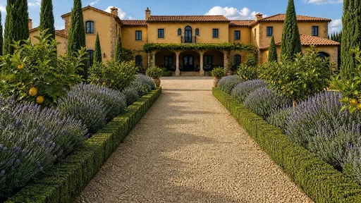 Tuscan style, from the path