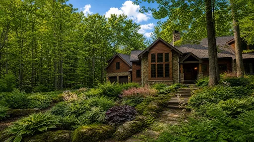 Woodland style, across the beds