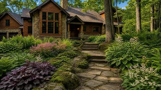 Woodland style, from the path